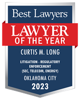 Lawyer of the Year Badge - 2023 - Litigation - Regulatory Enforcement (SEC, Telecom, Energy)