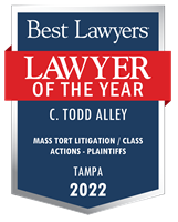 Lawyer of the Year Badge - 2022 - Mass Tort Litigation / Class Actions - Plaintiffs