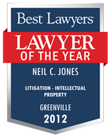 Lawyer of the Year Badge - 2012 - Litigation - Intellectual Property