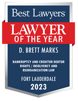 Lawyer of the Year Badge - 2023 - Bankruptcy and Creditor Debtor Rights / Insolvency and Reorganization Law
