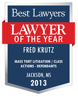 Lawyer of the Year Badge - 2013 - Mass Tort Litigation / Class Actions - Defendants