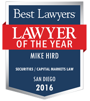 Lawyer of the Year Badge - 2016 - Securities / Capital Markets Law