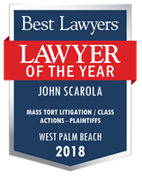 Lawyer of the Year Badge - 2018 - Mass Tort Litigation / Class Actions - Plaintiffs