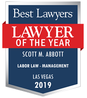 Lawyer of the Year Badge - 2019 - Labor Law - Management