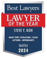 Lawyer of the Year Badge - 2024 - Mass Tort Litigation / Class Actions - Defendants