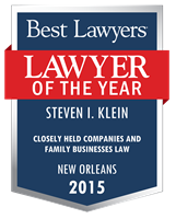 Lawyer of the Year Badge - 2015 - Closely Held Companies and Family Businesses Law