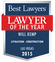 Lawyer of the Year Badge - 2015 - Litigation - Construction