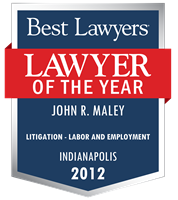 Lawyer of the Year Badge - 2012 - Litigation - Labor and Employment
